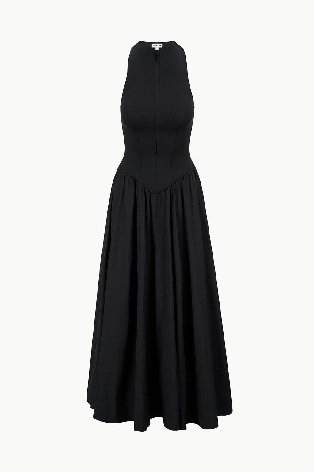 CREVASSE MAXI DRESS | BLACK