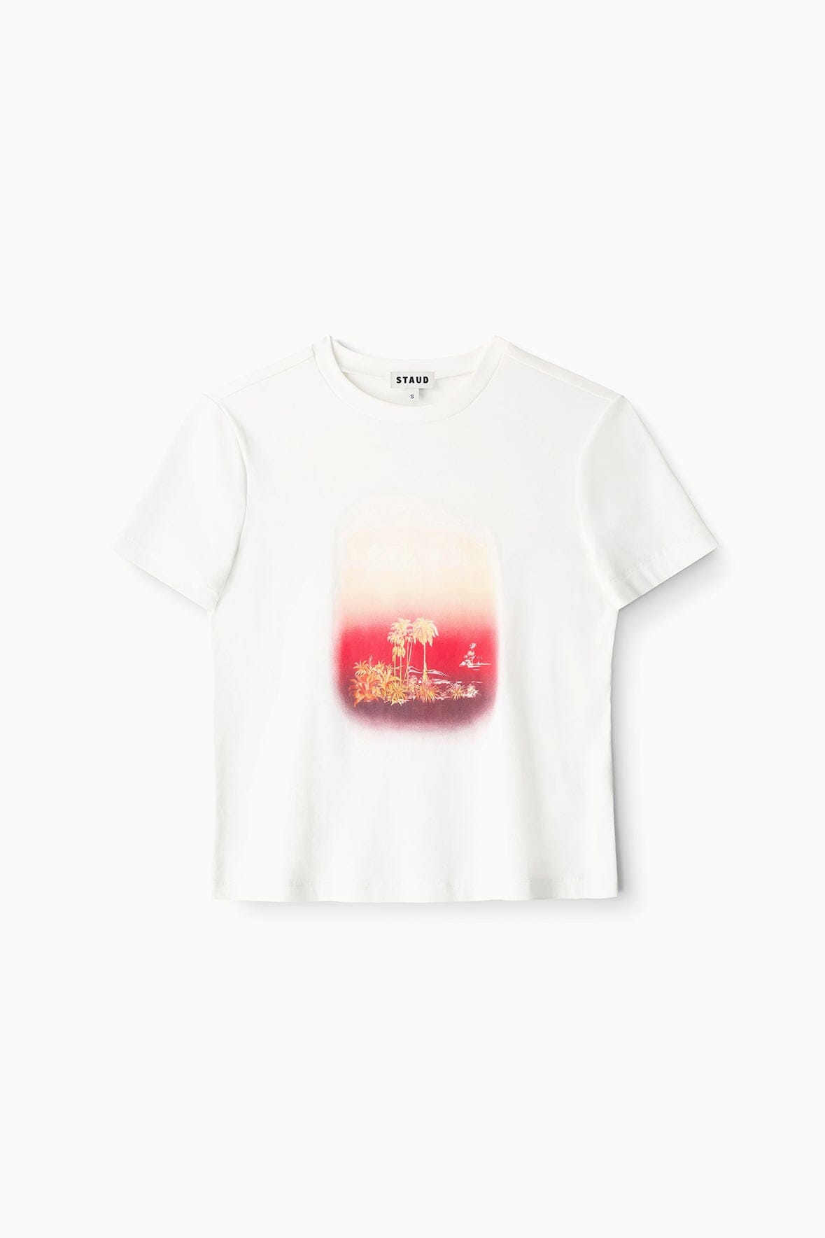 CREW NECK T SHIRT | CALIFORNIA SUNSET