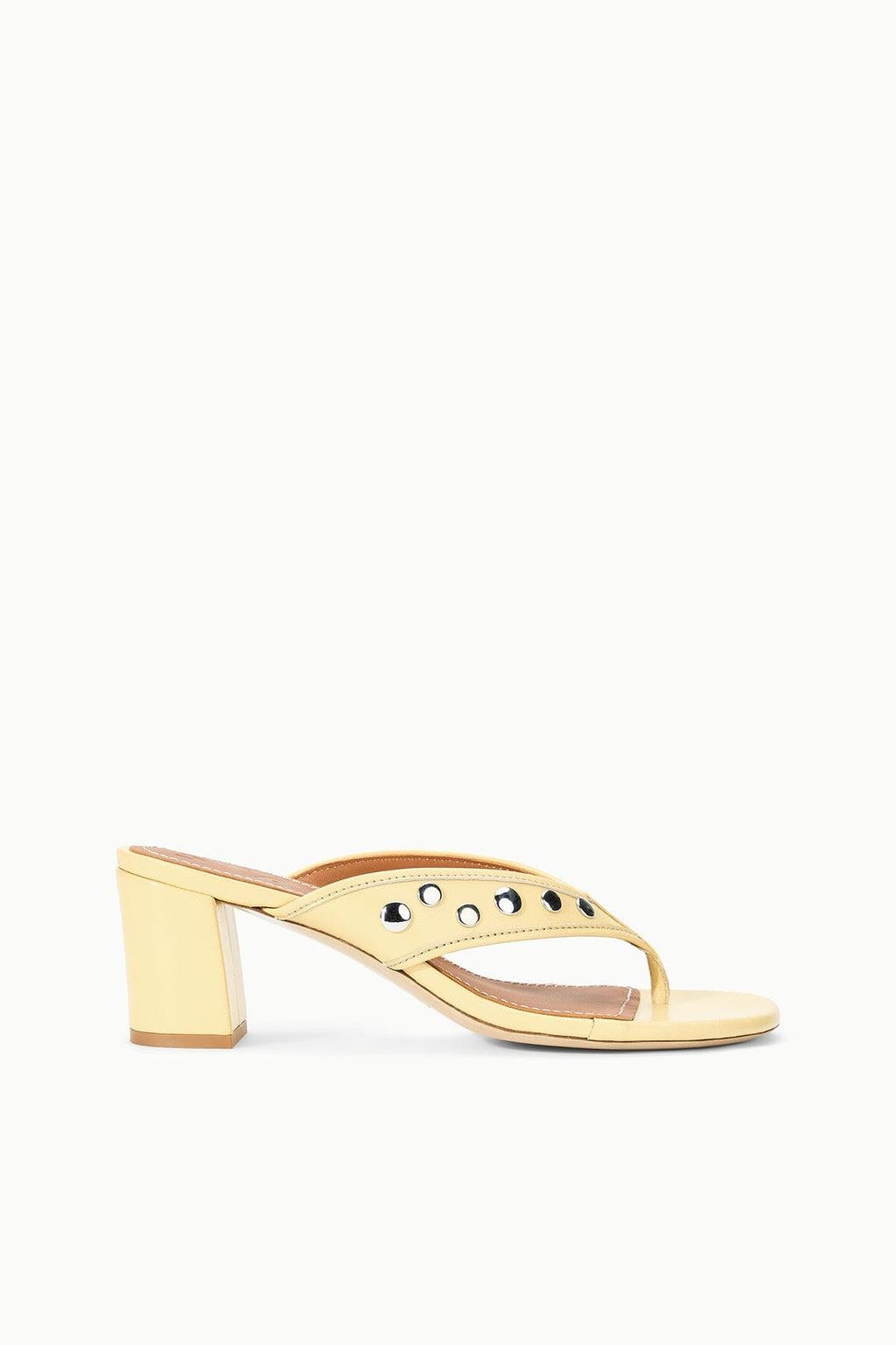 NOVA THONG HEEL | BUTTER STUDS