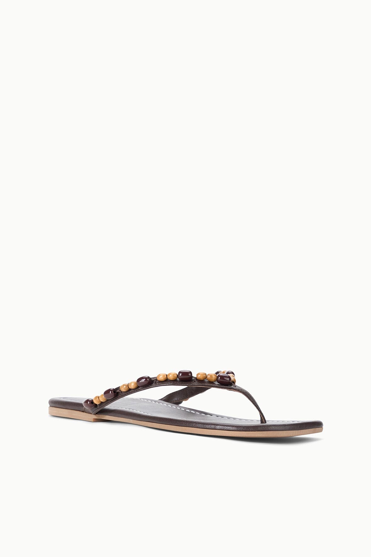 FREJA THONG | WOOD BEADS