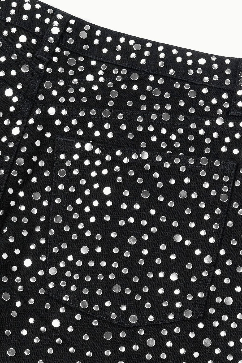 GUS STUDDED RELAXED JEAN | BLACK