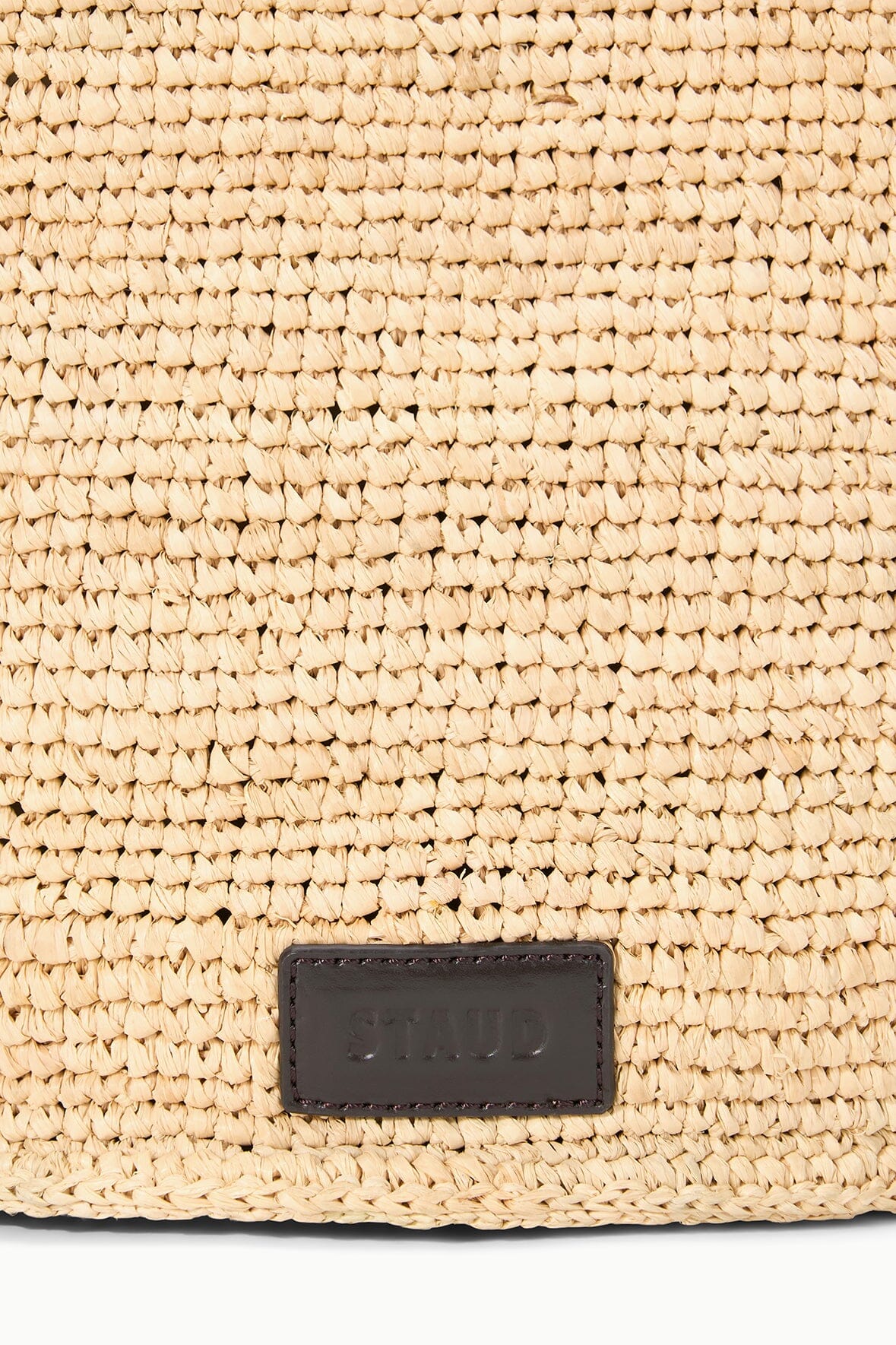 LANI LARGE RAFFIA BUCKET BAG | NATURAL