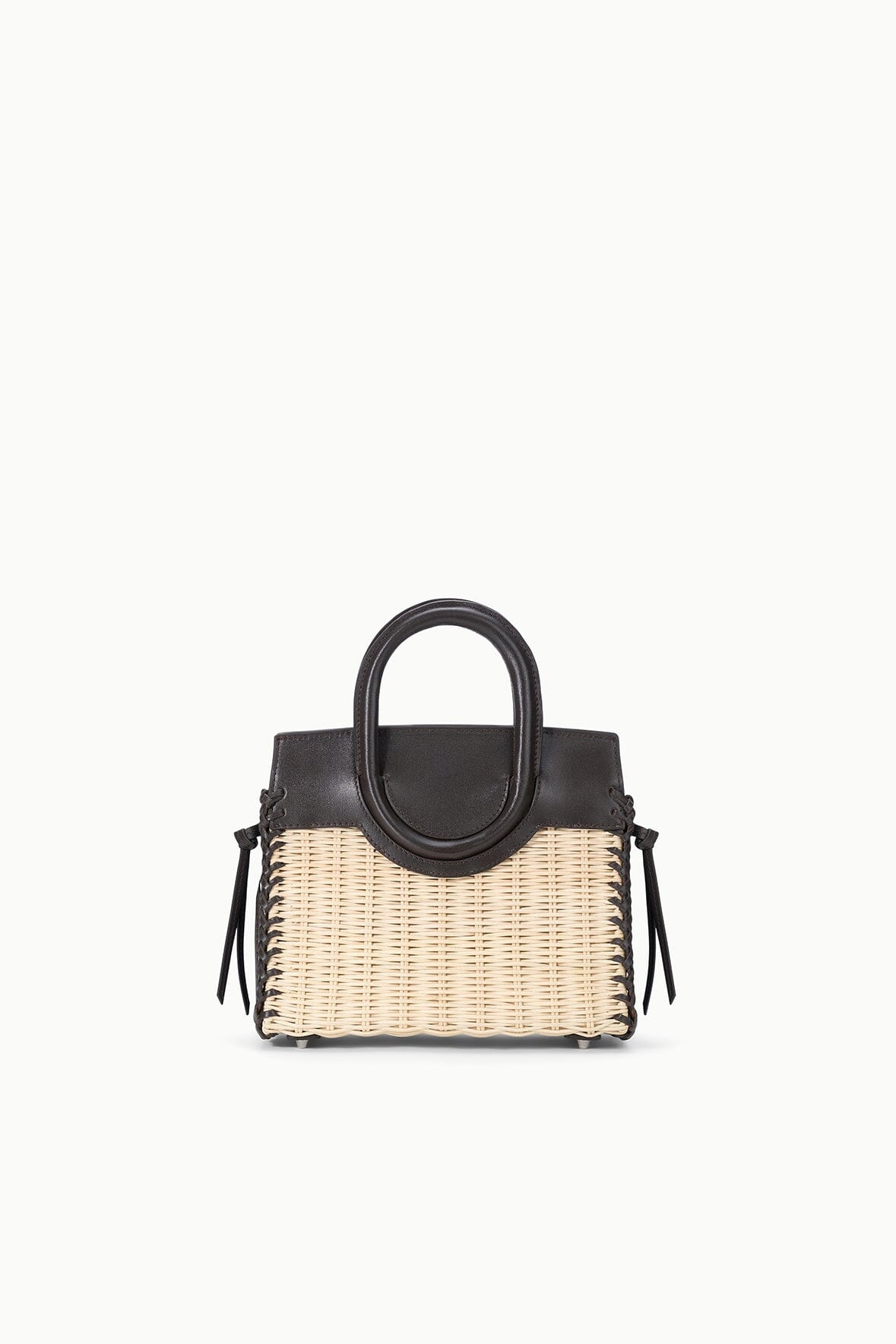 MAUDE MINI WICKER CARRYALL | NATURAL ESPRESSO