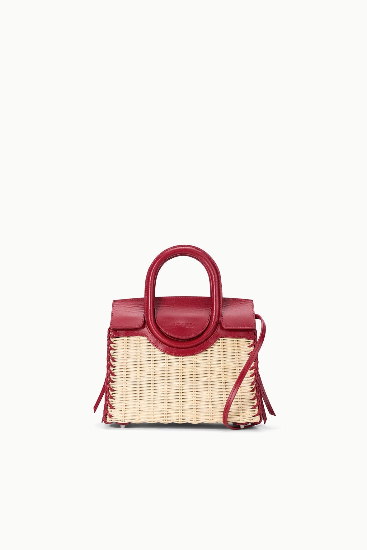 MAUDE MINI WICKER CARRYALL | NATURAL ROUGE