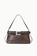 BROOKLYN SHOULDER BAG | ESPRESSO DISTRESSED