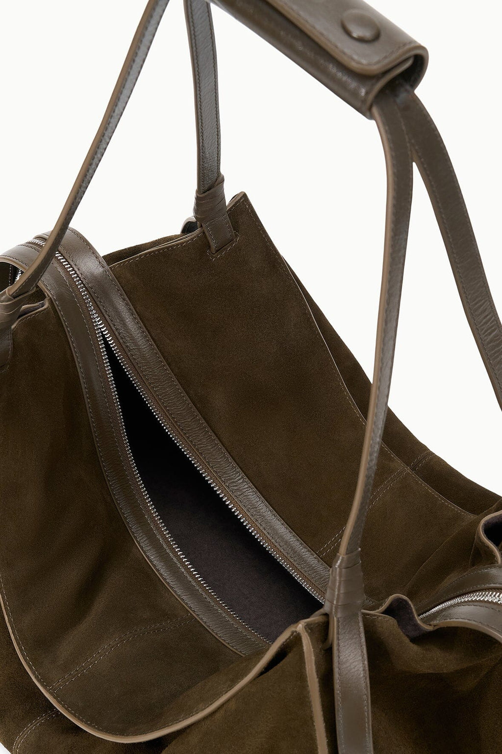 LARGE HAROLD BAG | TRUFFLE SUEDE