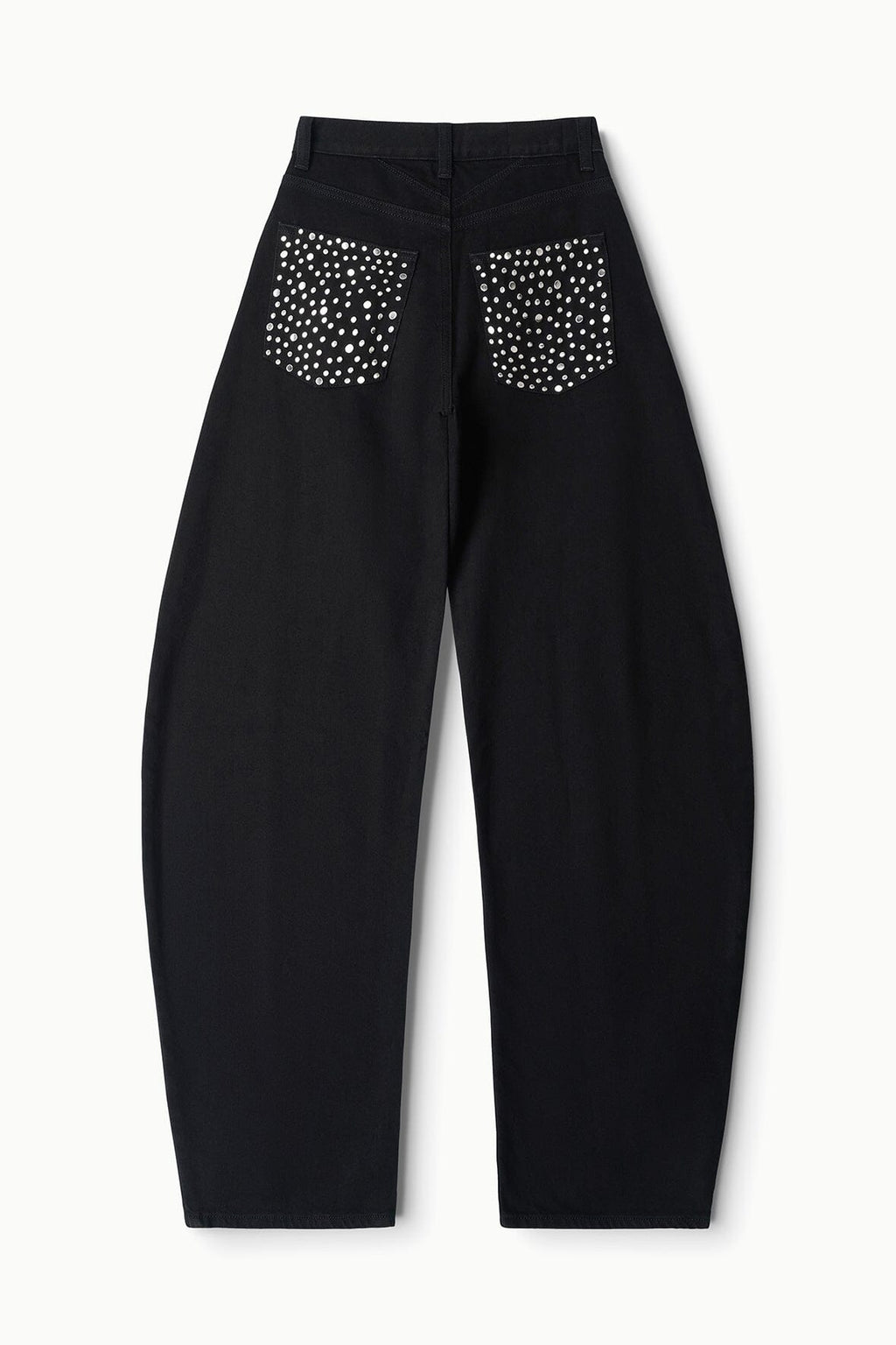 JACKSON BARREL JEAN | STUDDED BLACK