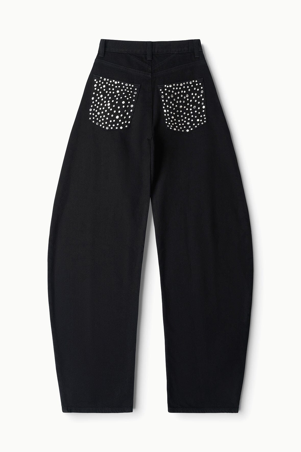 JACKSON BARREL JEAN | STUDDED BLACK