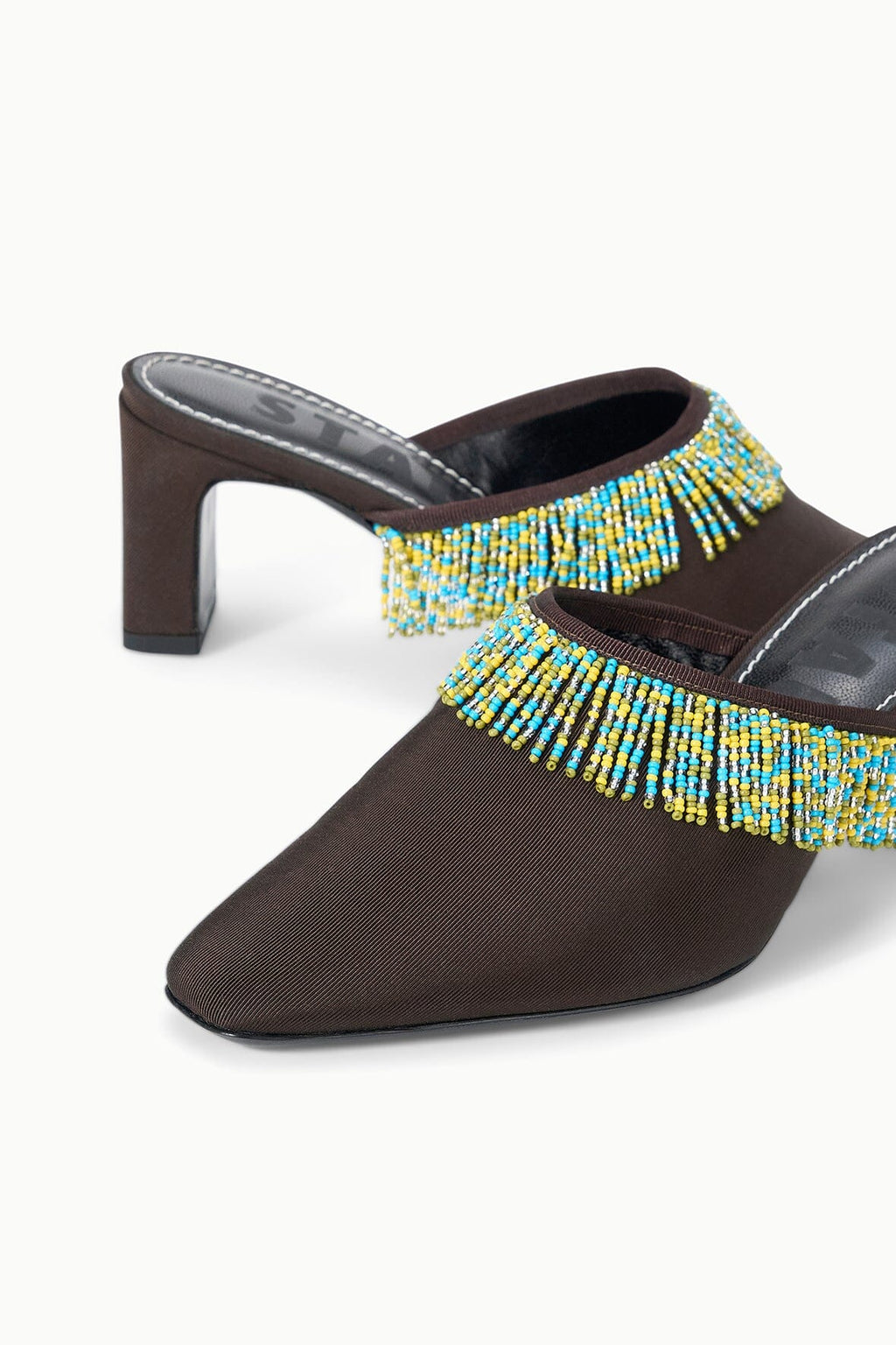 JOANNA KITTEN HEEL MULE | ESPRESSO