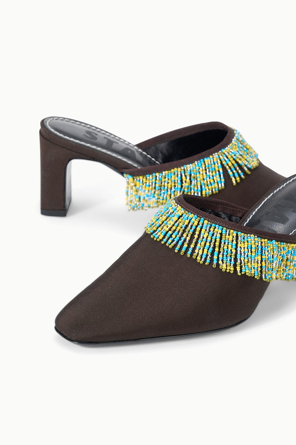 JOANNA KITTEN HEEL MULE | ESPRESSO