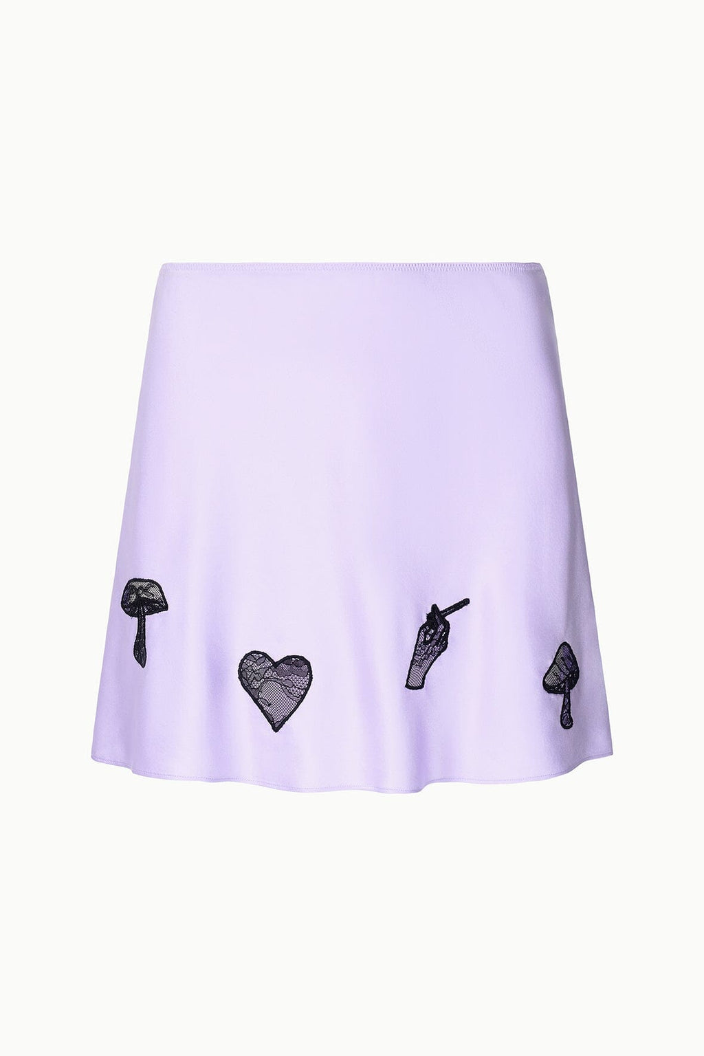 KIN SILK MINI SKIRT | WISTERIA
