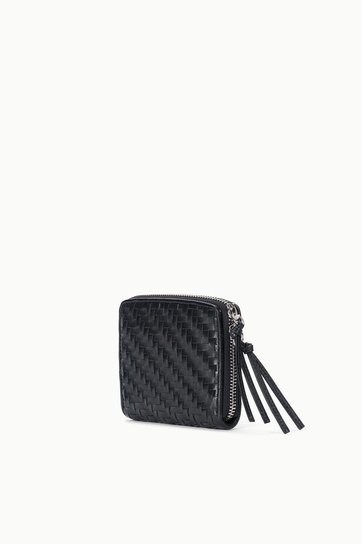 MAE HAND-WOVEN WALLET | BLACK WOVEN