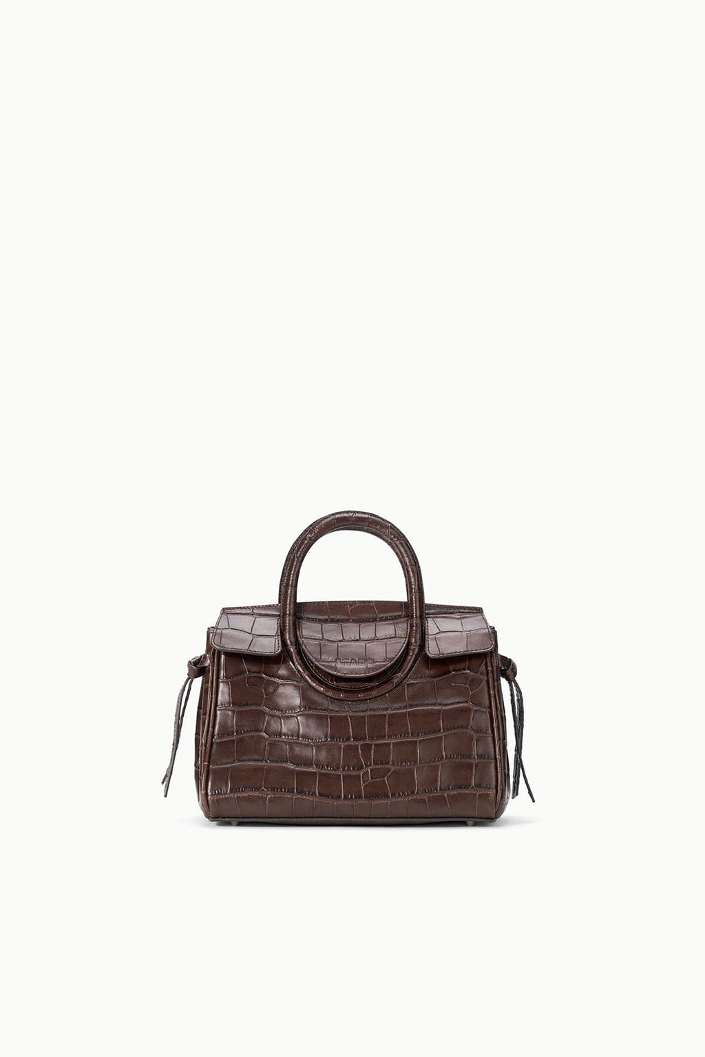 MAUDE MINI CARRYALL | ESPRESSO CROCO