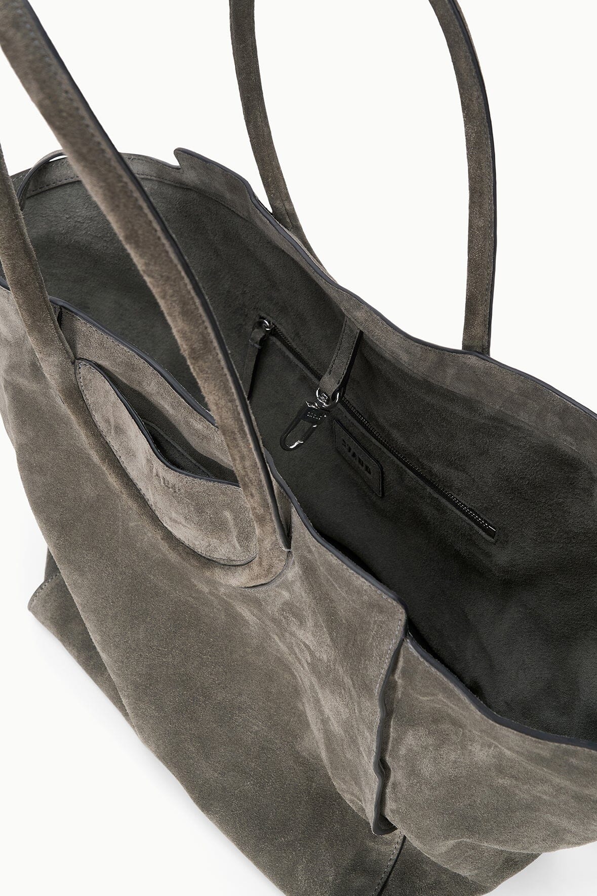 MAUDE TOTE BAG | STORM SUEDE
