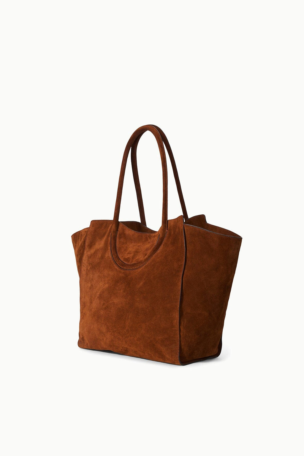 MAUDE TOTE BAG | TABAC SUEDE