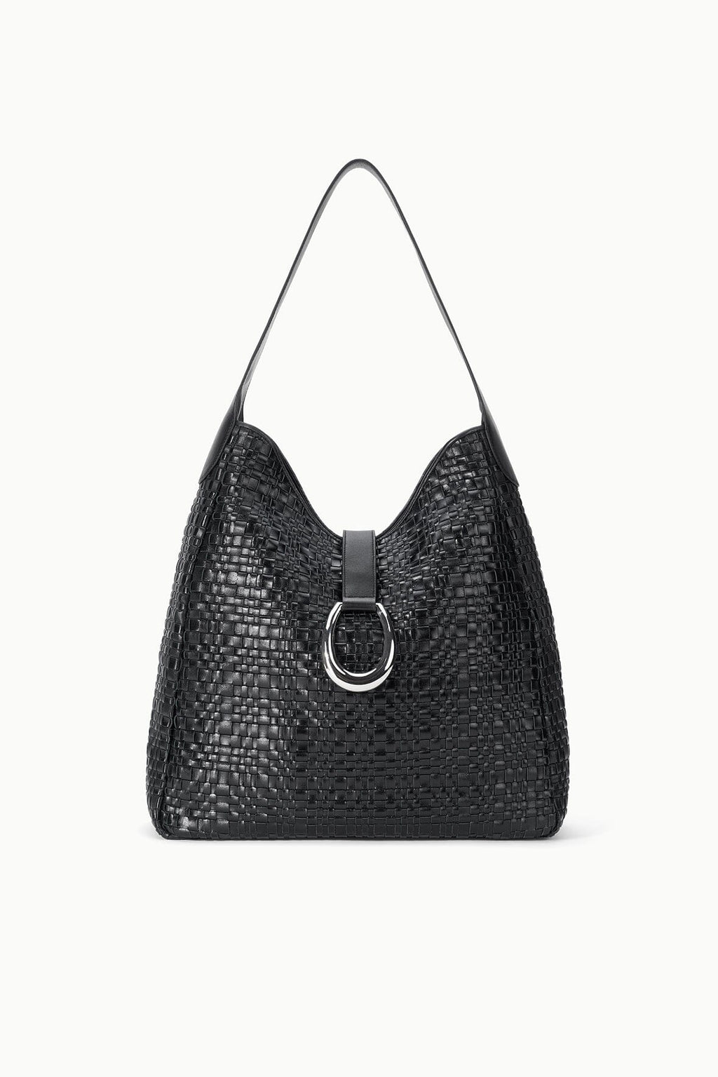 MAYA HOBO BAG | BLACK WOVEN
