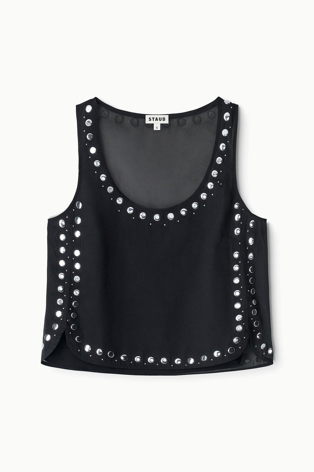 CARA TOP | BLACK STUDS