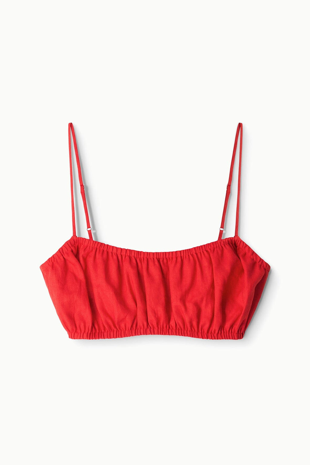 FIORE LINEN TOP | TOMATO