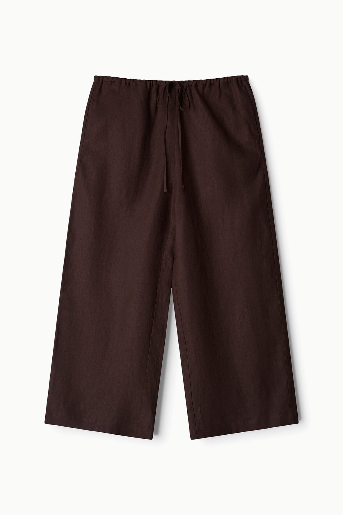 MATEO LINEN CROPPED PANT | ROOT