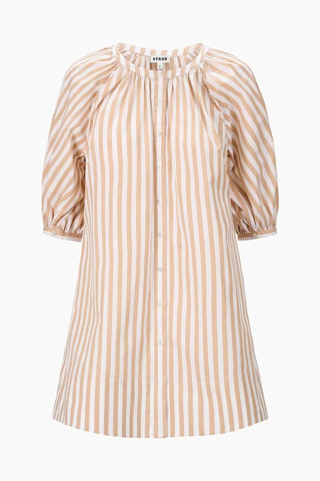 MINI VINCENT DRESS | KHAKI STRIPE