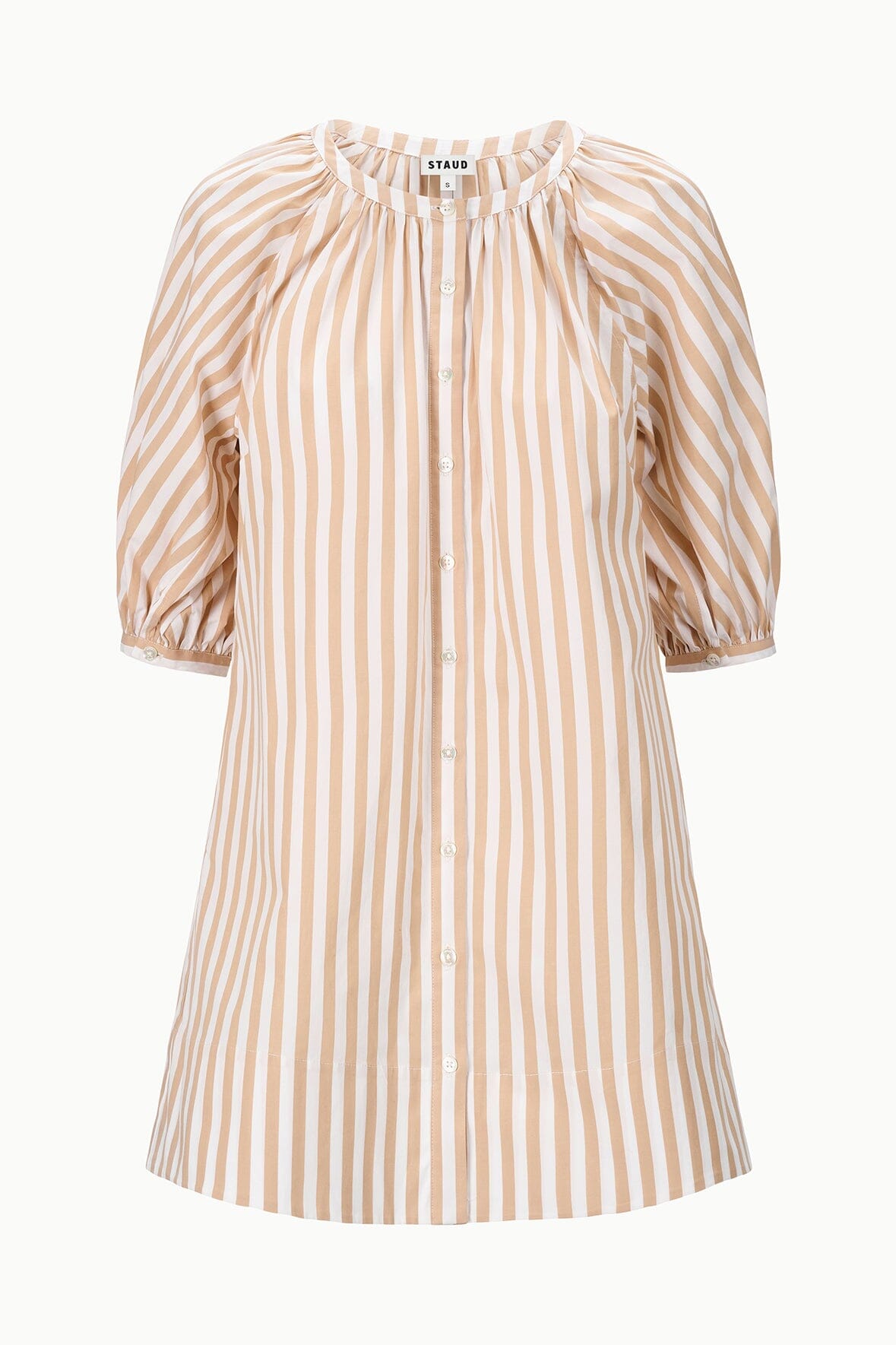 MINI VINCENT DRESS | KHAKI STRIPE