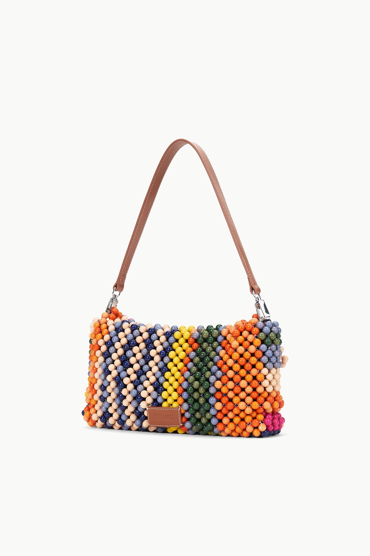 TIMMY SHOULDER BAG | MULTI BAYADERE STRIPE