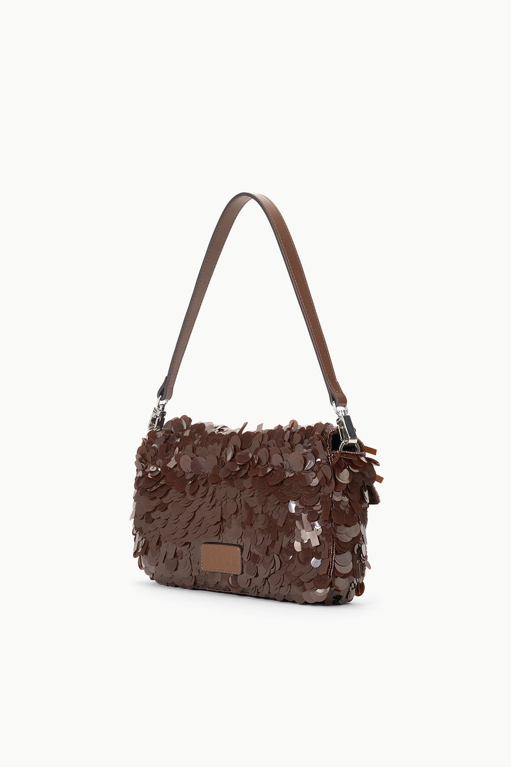 TIMMY SHOULDER BAG | CACAO SEQUINS