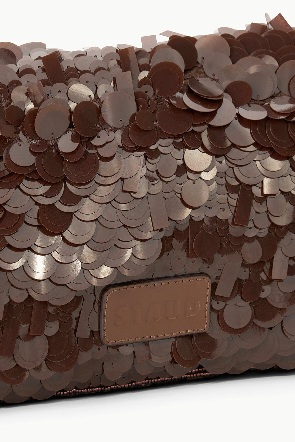 TIMMY SHOULDER BAG | CACAO SEQUINS