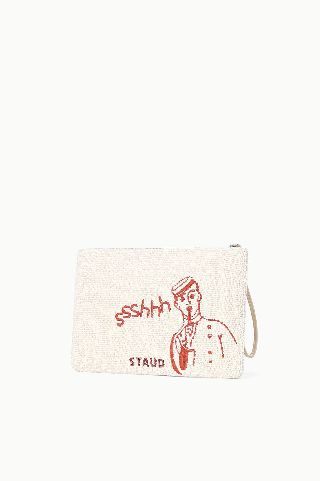 TOMMY BEADED LARGE POUCH | DO NOT DISTURB