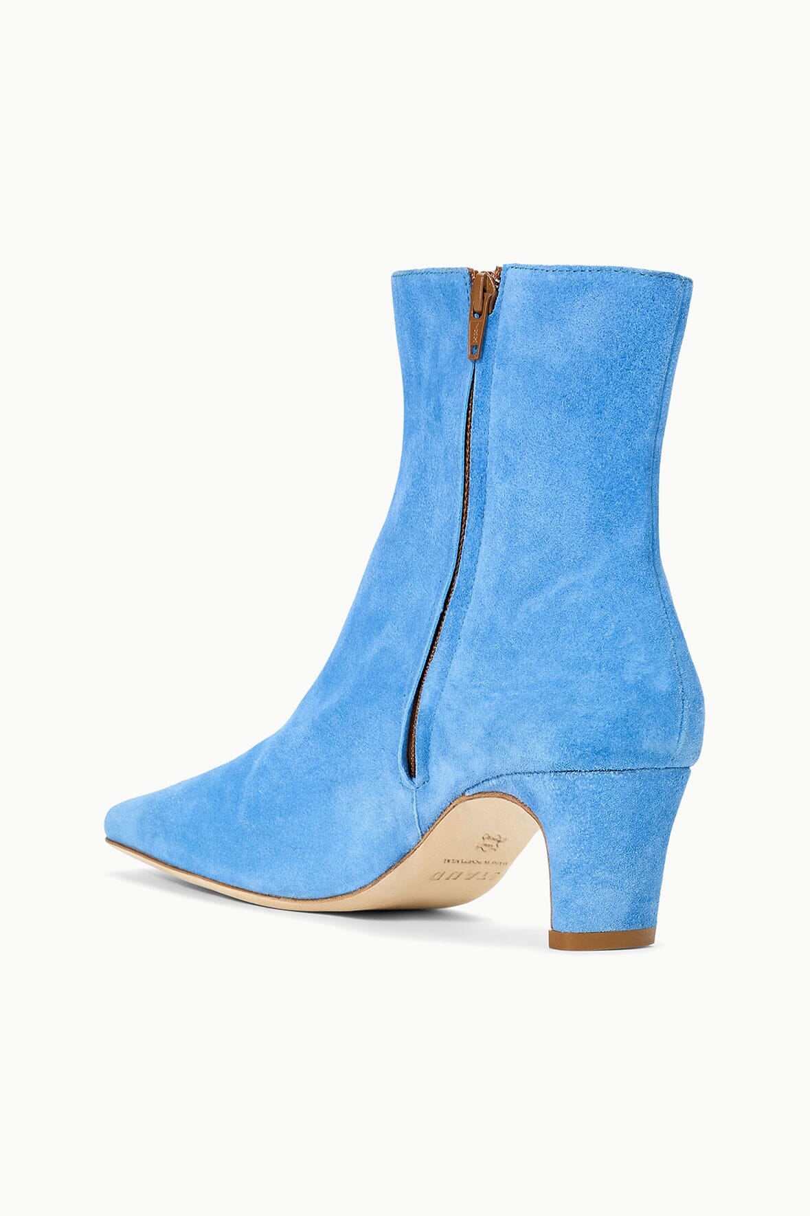 WALLY ANKLE BOOT | STAUD BLUE SUEDE
