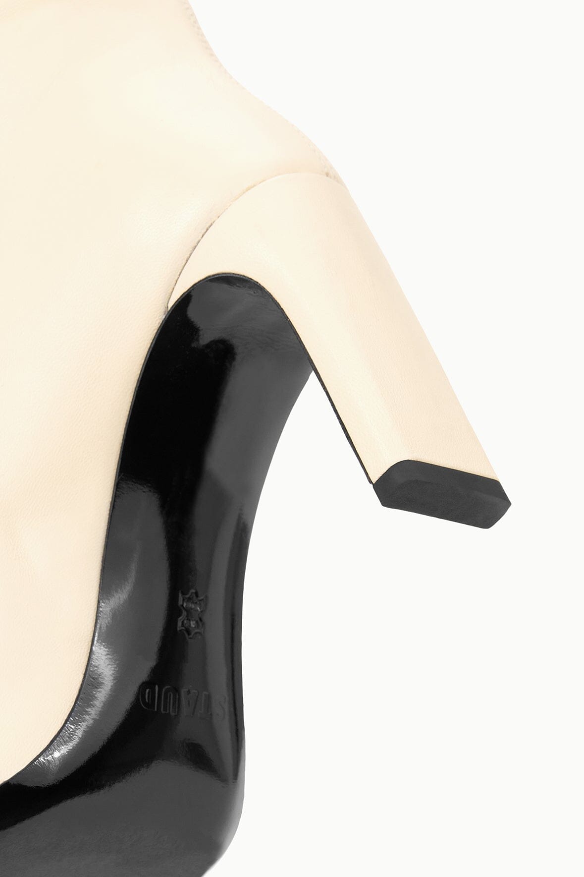 WALLY HIGH HEEL BOOT | CREAM