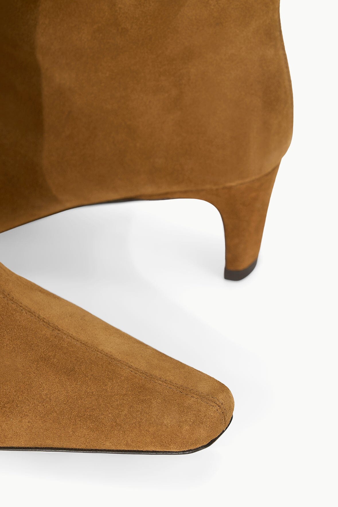 WIDE SHAFT WALLY BOOT | TAN SUEDE