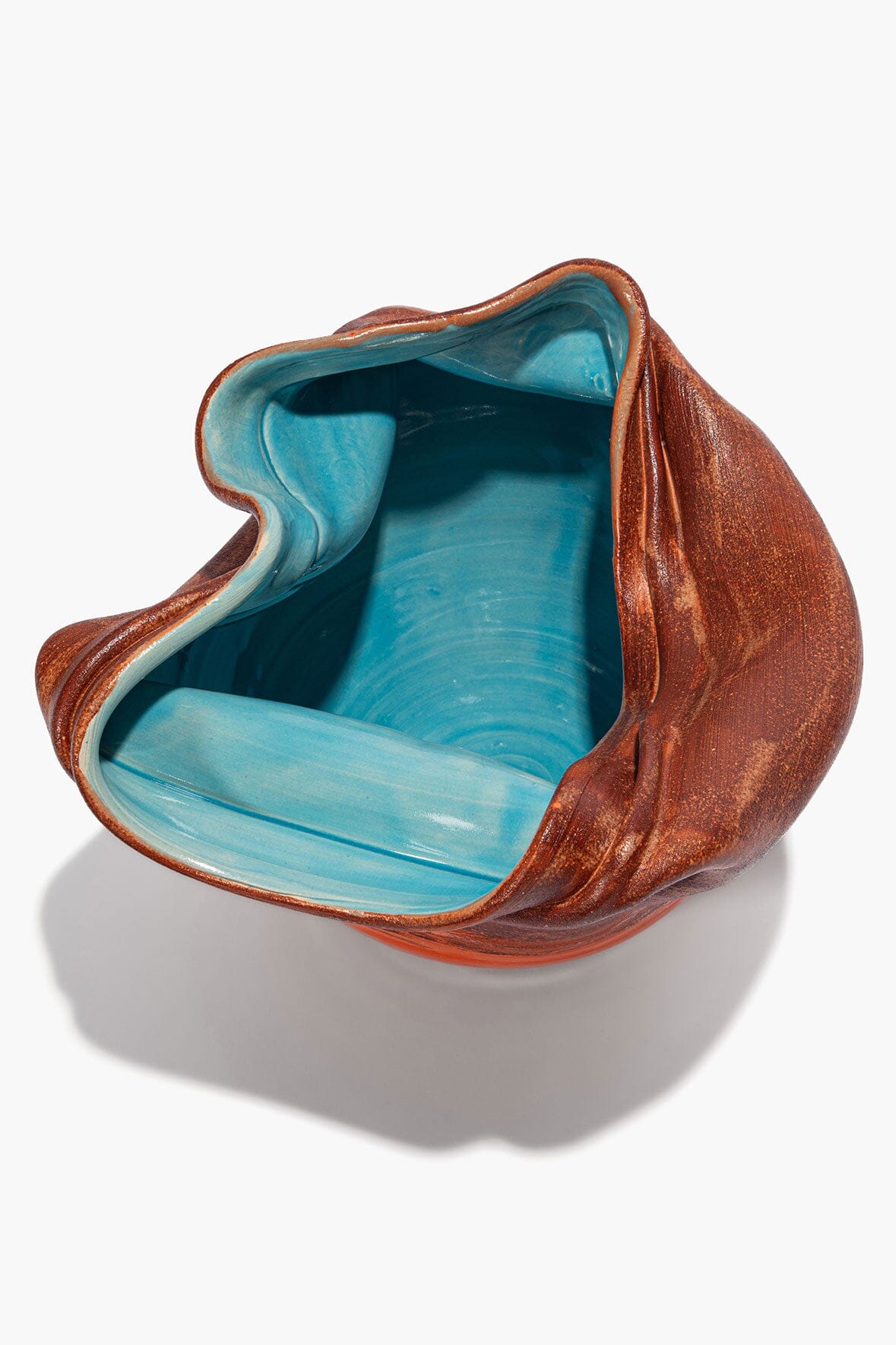 SUNKEN VASE | RED MULTI GLAZE