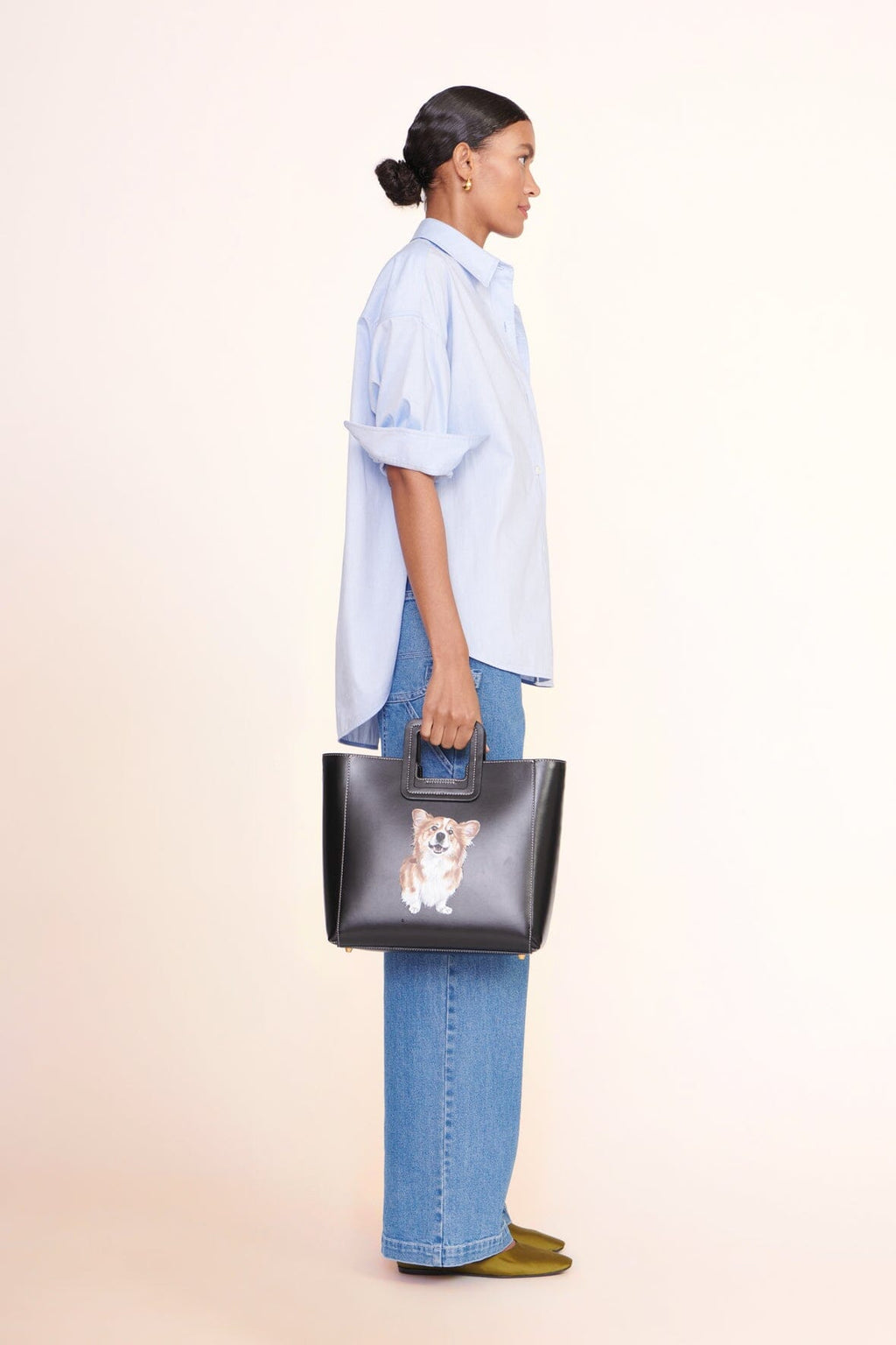 CUSTOM STAUD x C.BONZ CLASSIC OVERSIZED SHIRT | OXFORD BLUE